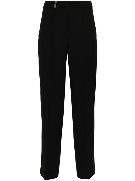 Straight-Leg Tailored Trousers