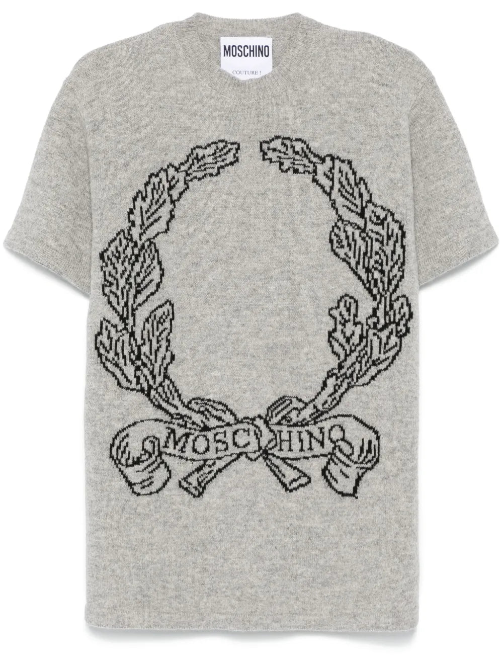 Logo-Intarsia Knitted Top