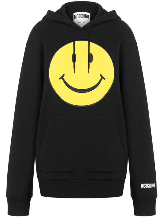 Smiley Cotton Hoodie