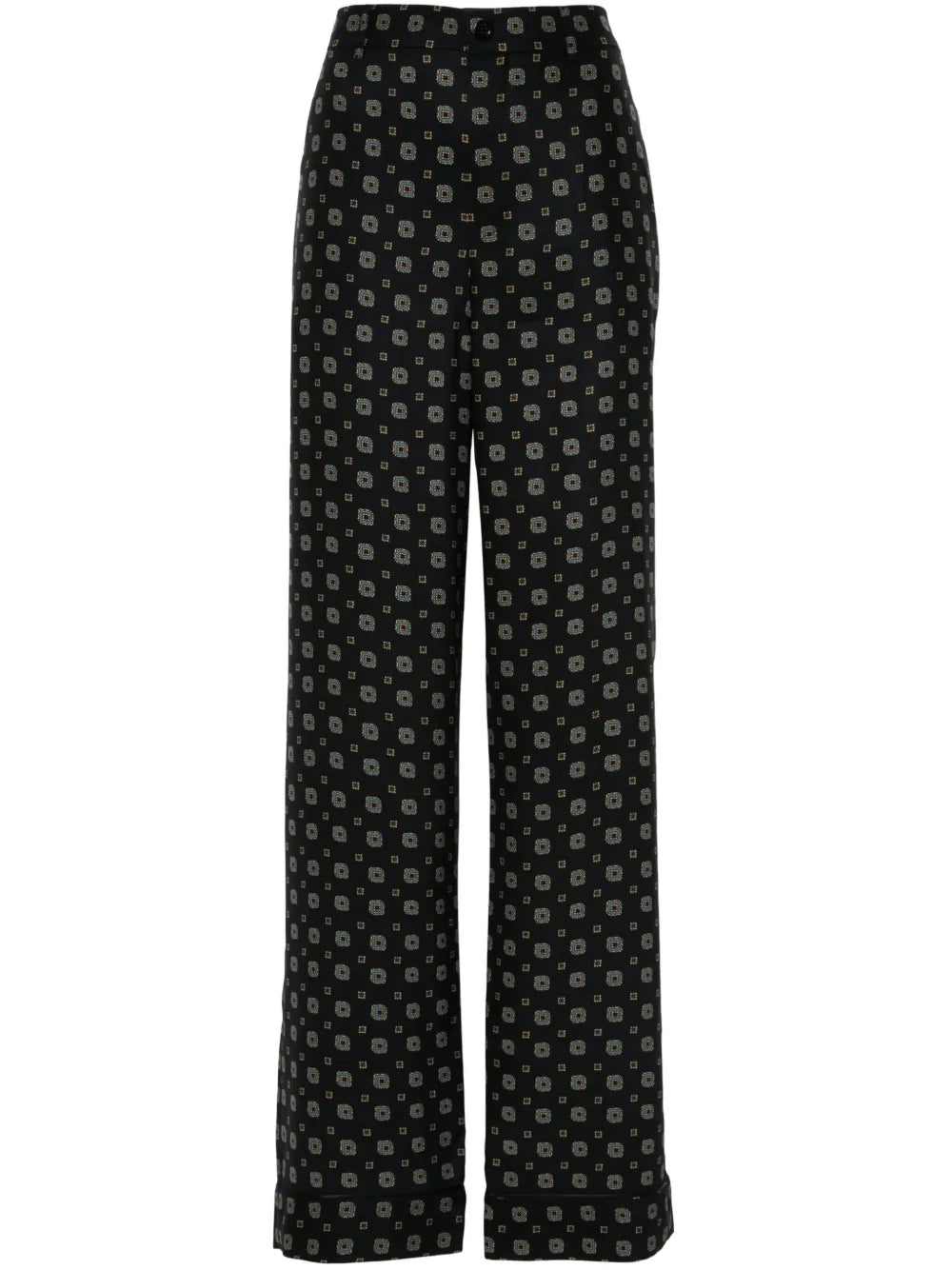 Graphic-Print Trousers