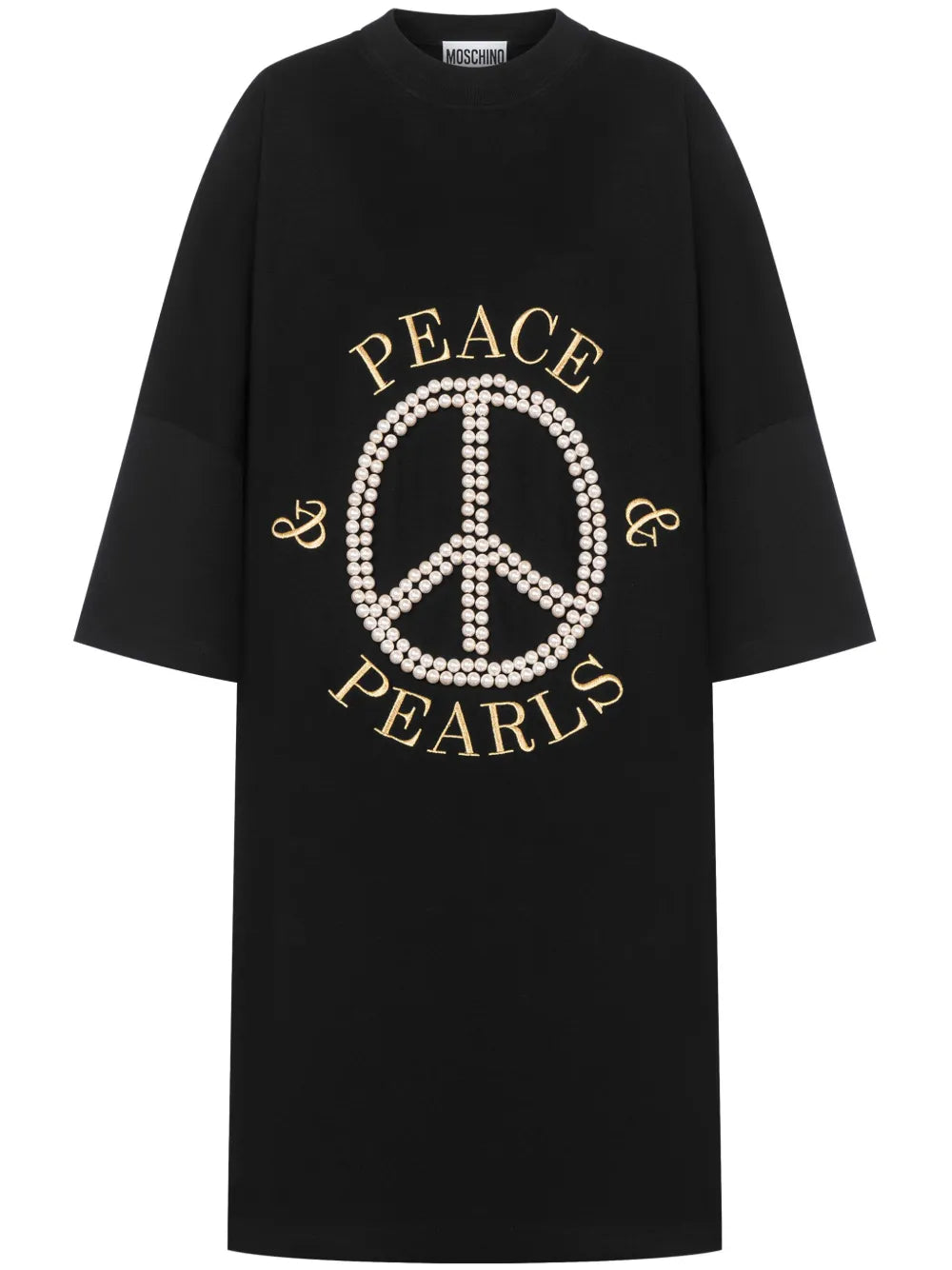Logo-Print Cotton Dress