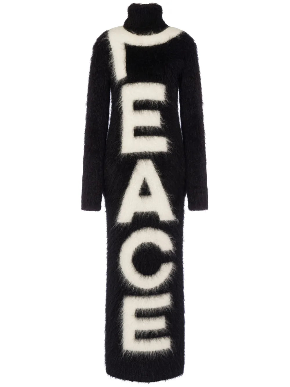 Intarsia-Knit Virgin-Wool Blend Dress