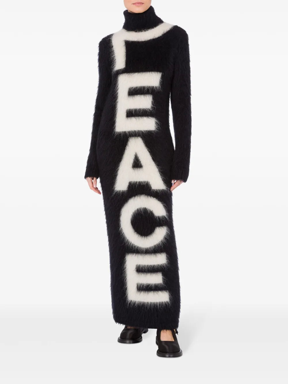 Intarsia-Knit Virgin-Wool Blend Dress