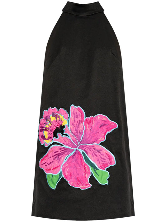 Floral-Print Mini Dress