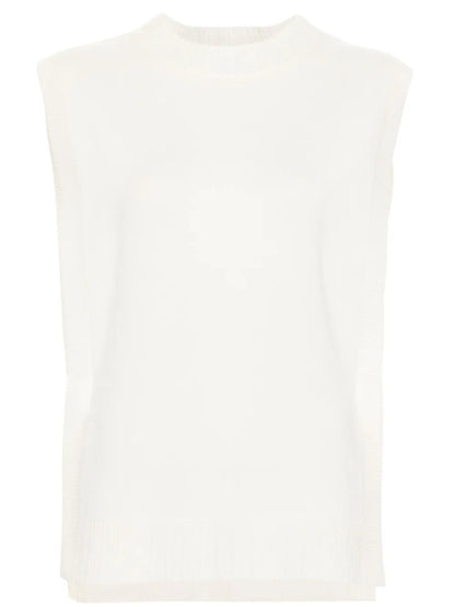 Wool Crew Neck Vest