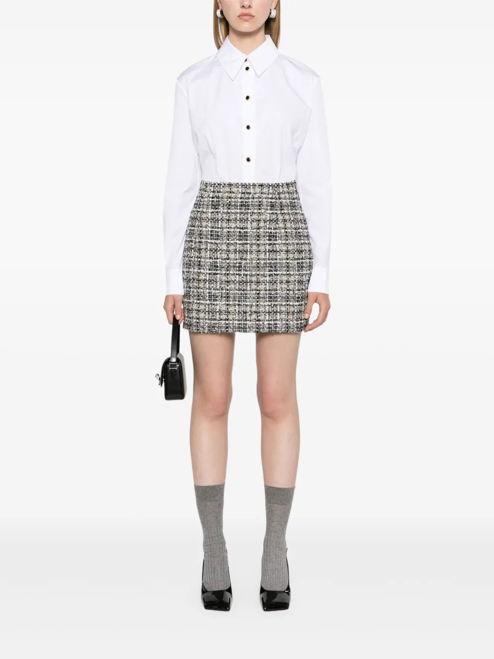 Tweed Mini Skirt
