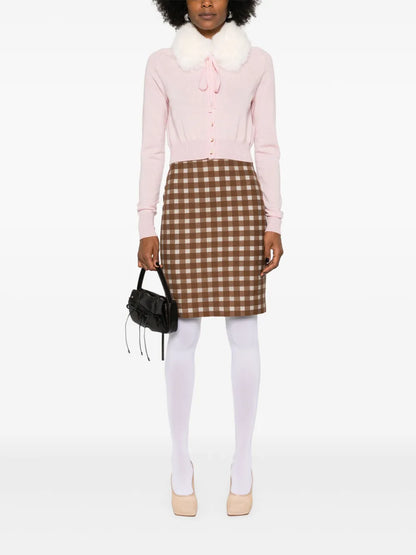 Fine-Knit Wool Cardigan