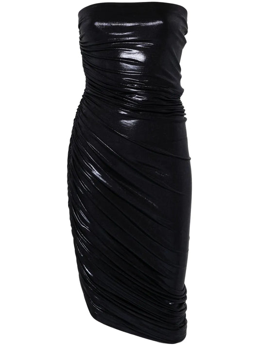 Diana Lamé Midi Dress