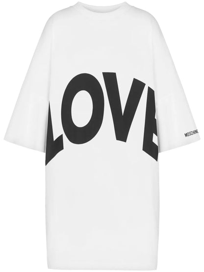 Logo-Print Cotton Dress
