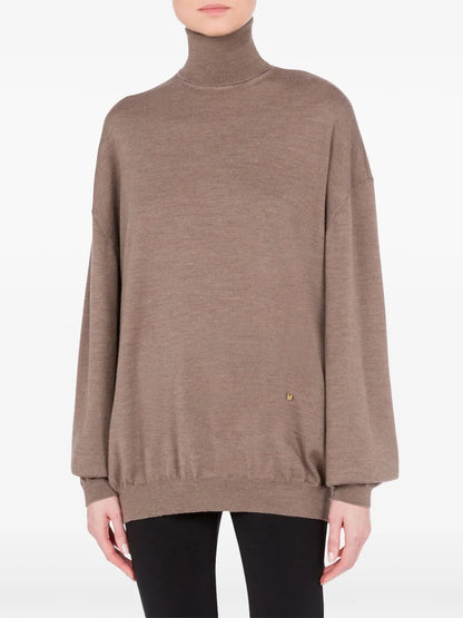 Wide-Sleeves Virgin Wool Jumper