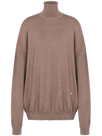 Wide-Sleeves Virgin Wool Jumper