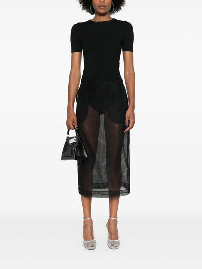 Bb Pointelle-Knit T-Shirt