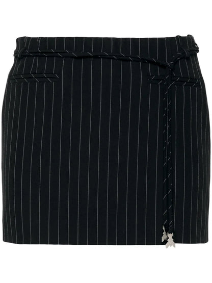Pinstriped Mini Skirt
