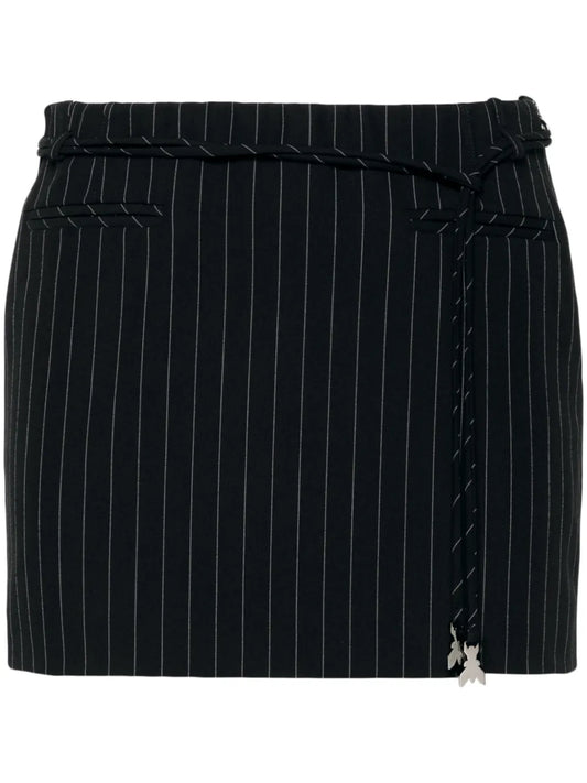 Pinstriped Mini Skirt