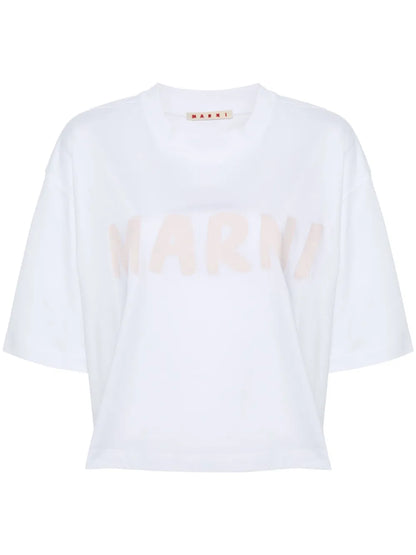 Cropped Organic Cotton T-Shirt