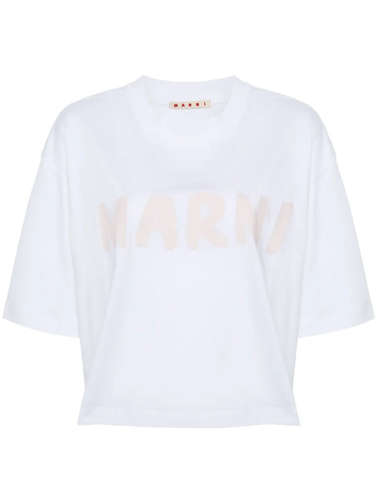 Cropped Organic Cotton T-Shirt