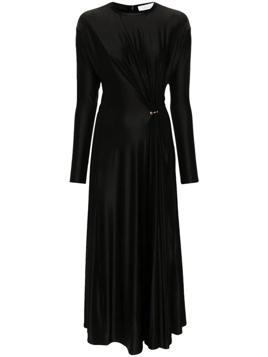 Gathered-Detail Dress