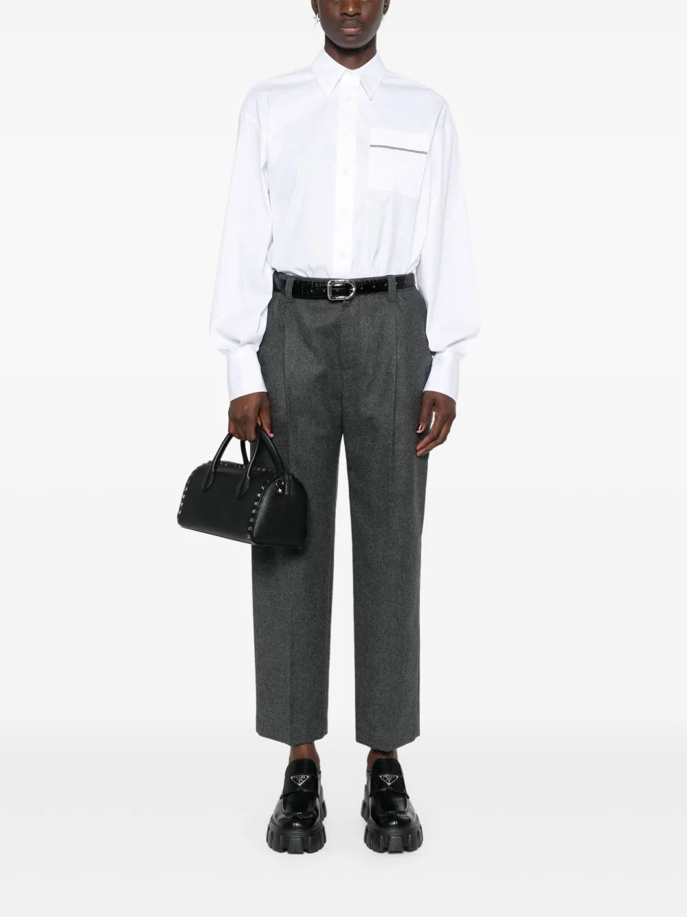 Monili-Embellished Shirt