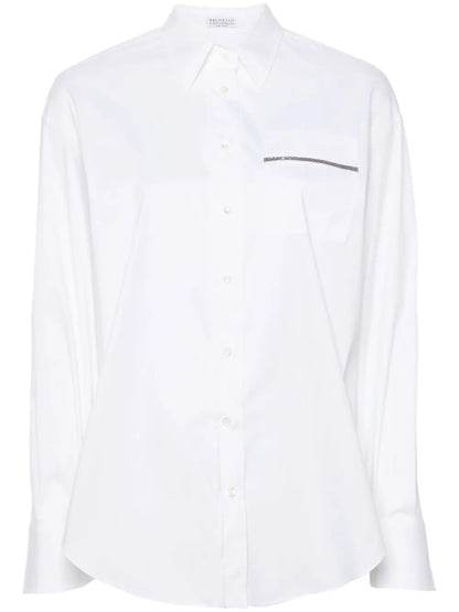 Monili-Embellished Shirt