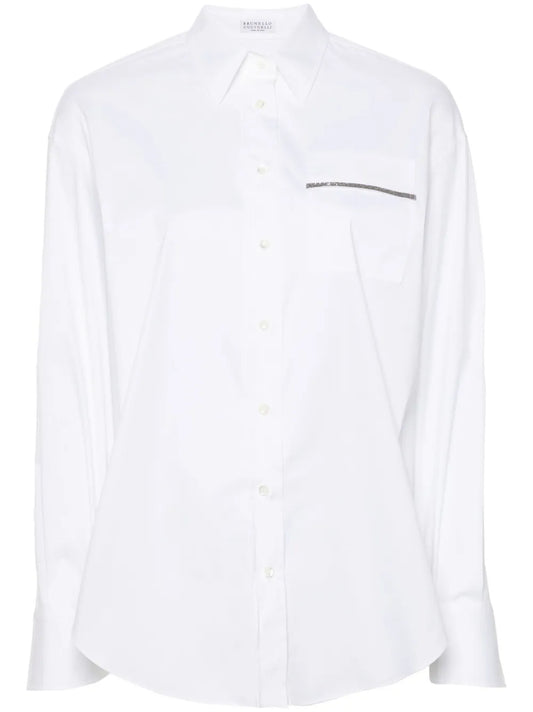 Monili-Embellished Shirt