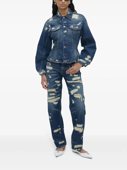 Distressed Denim Jacket