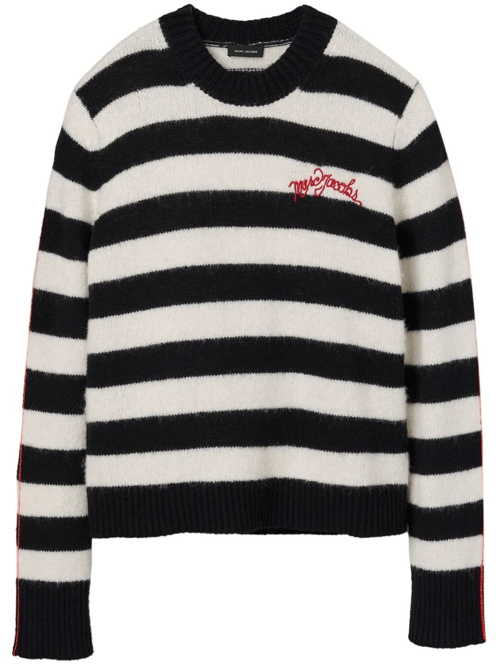 Logo-Embroidered Striped Jumper