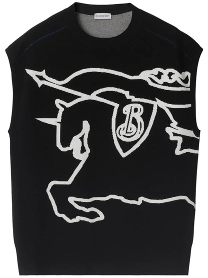 Logo-Knit Gilet