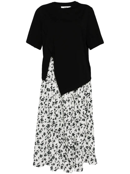 Floral-Print High-Waisted Skirt Set