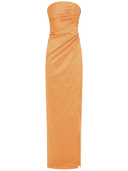 Mira Strapless Midi Dress