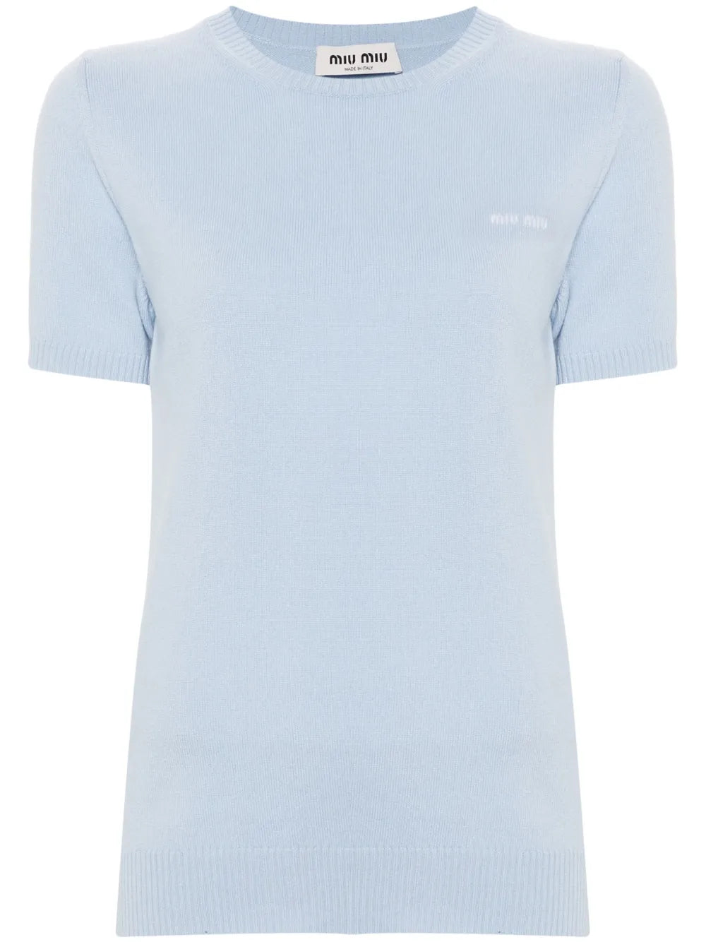 Logo-Intarsia Cashmere Top