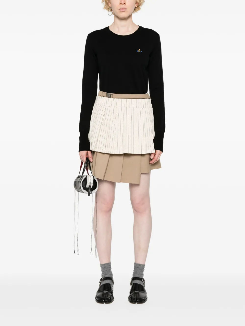 Orb-Embroidered Crew-Neck Jumper