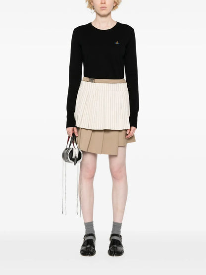 Orb-Embroidered Crew-Neck Jumper