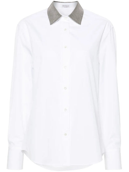 Monili-Collar Shirt