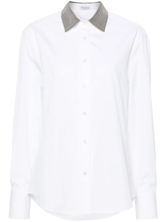 Monili-Collar Shirt