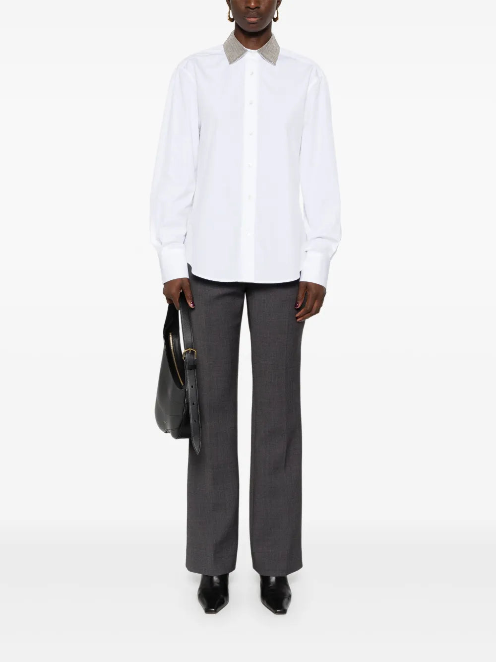 Monili-Collar Shirt