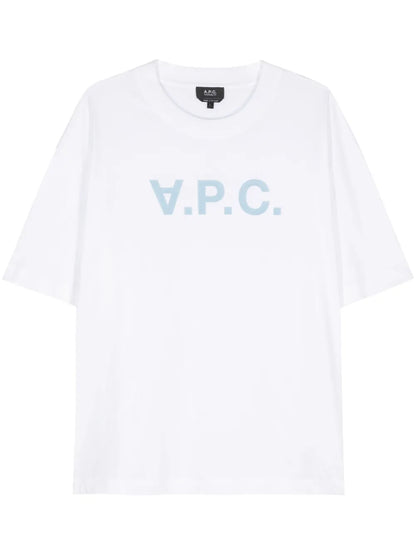 Flocked-Logo Cotton T-Shirt