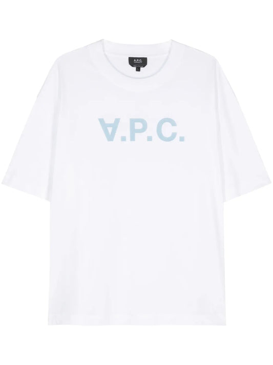 Flocked-Logo Cotton T-Shirt