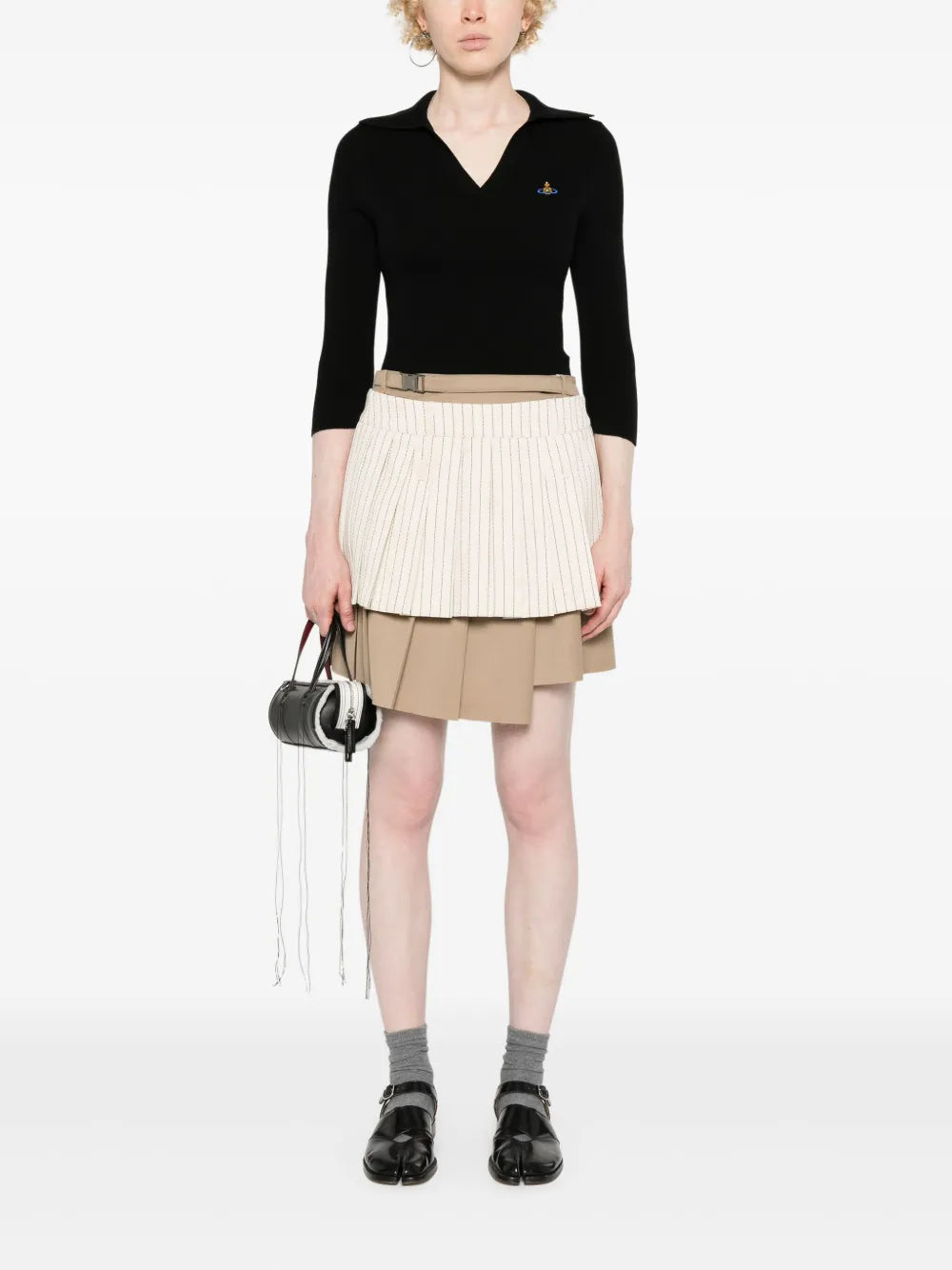 Orb-Embroidered Polo Jumper