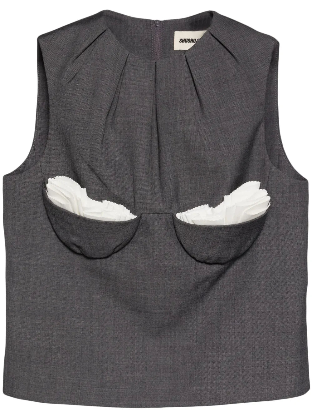 Embellished Bustier Sleeveless Top