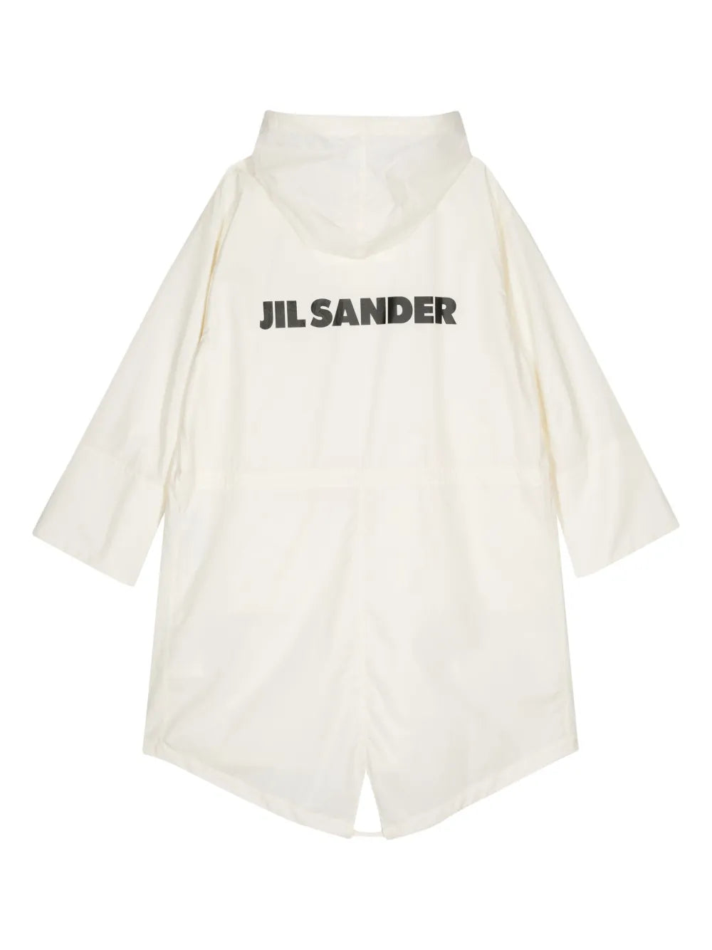 Logo-Print Hooded Coat