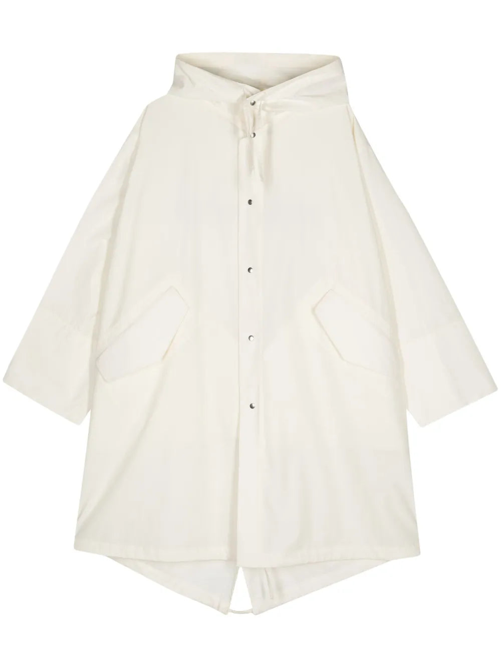 Logo-Print Hooded Coat