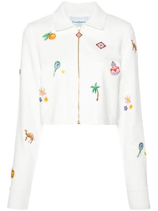 Elements En Crayon Cropped Jacket