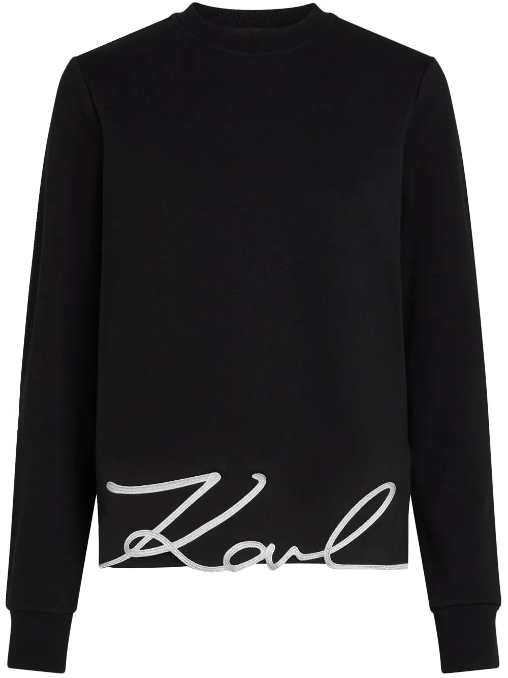 Signature-Hem Sweatshirt