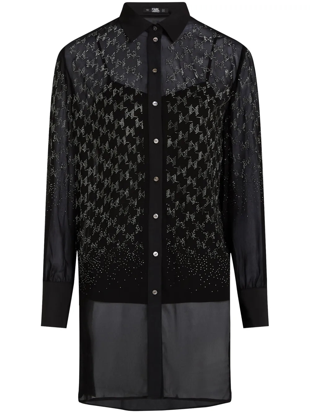 Rhinestone-Embellished Shirt