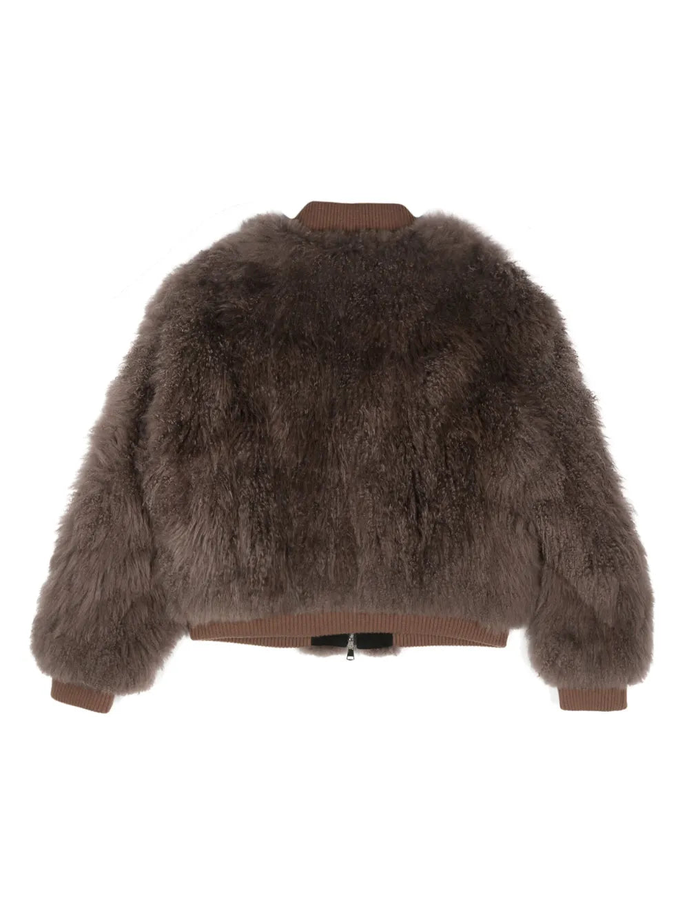 Fur-Design Cashmere Bomber Jacket