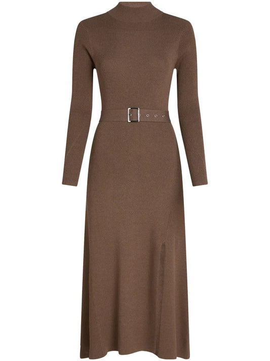 Belted Knitted Dress