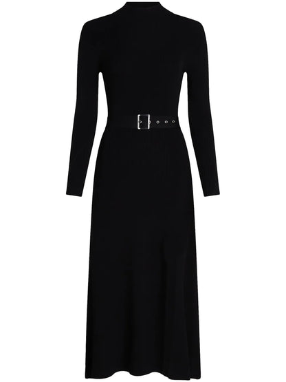 Belted Knitted Dress
