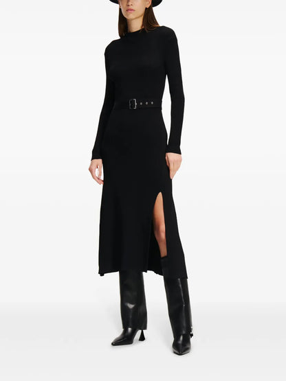 Belted Knitted Dress