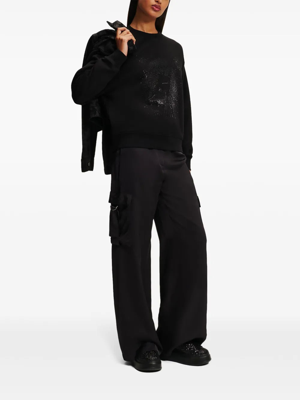 Kameo Rhinestone-Embellished Sweatshirt