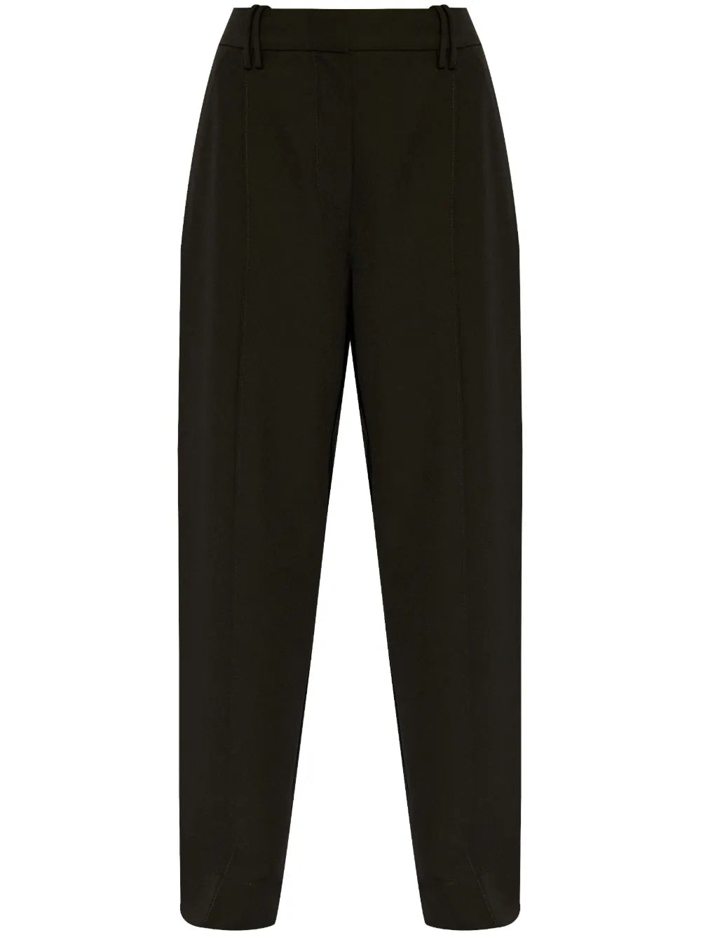 High-Rise Straight Trousers